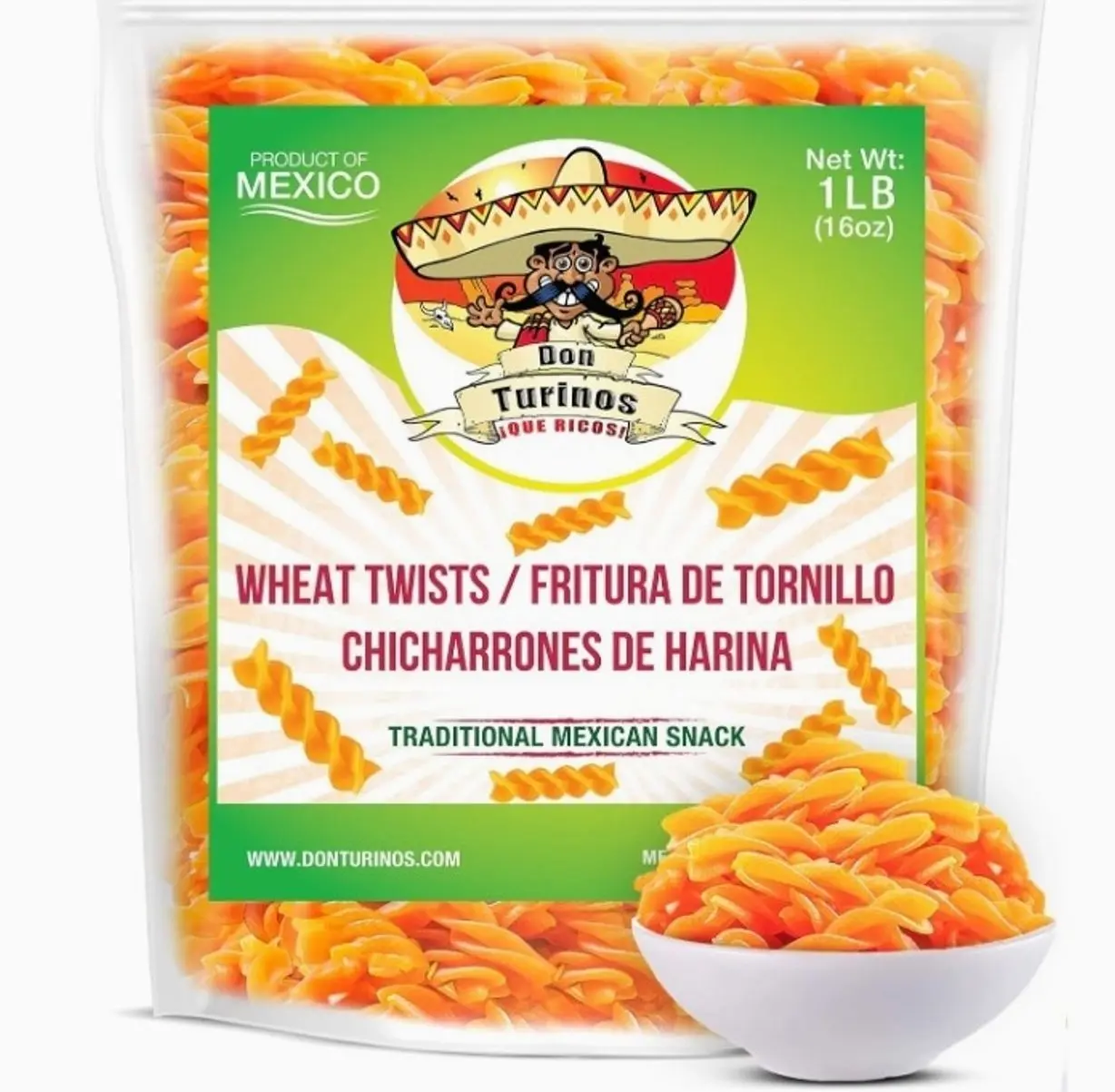 Wheat Twists for Frying (Duritos/Duros) – Mexican Wheat Twists - Chicharrones de Harina | Make Cinnamon Sugar Twists | 1 lb – Don Turinos