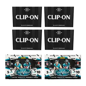 BREAK#134 SATURDAY 2025 Panini Certified Football Hobby (x2) + BlackTie Football Clip-On (x4) Pick Your Team (BS) 06/13/26 10:30 AM EST or RIP ON FILL