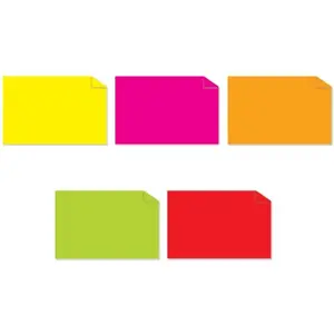 Tape Logic Superior Products Fluorescent Inventory Rectangle Labels - 2" x 3", 1,000 Labels per Pack, Assorted, Enhance Appearance, Case of 5000