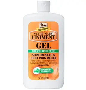Absorbine Veterinary Liniment Topical Gel - 12 oz Body Massage Gel for Muscle Relief (Beauty & Personal Care)