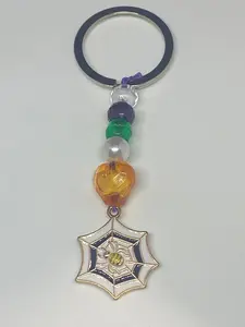Spiderweb Keychain