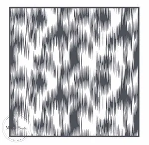 Abstract Leopard Print - Mesh Stencil 12x12