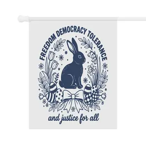 Anti Trump Easter Flag Subtle Anti Trump Spring Garden Flag FDT Garden Flag Political Easter Liberal Yard Sign Resistance Flag