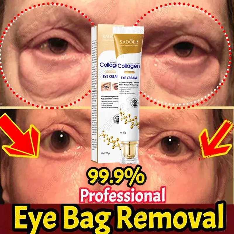 Korean Collagen Eye Cream - Hydrating, Firming, Smoothing Treatment with Brightening Effect to Refresh Undereyes, Collagen Support, Firm & Smooth