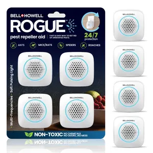 Rogue Pest Repeller Aid – Ultrasonic Plug-In Indoor Insect & Rodent Repellent, Chemical-Free Pest Control Rogue Pest Repeller Aid – Ultrasonic Plug-In Indoor Insect & Rodent Repellent, Chemical-Free Pest Control