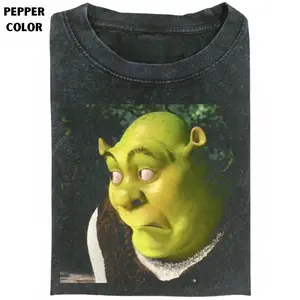 Shrek Face Shirt, Shrek Meme Shirt, Funny Shrek Shirt, Pop Culture T-shirt, Meme Shirt, Classic Shrek Shirt, Funny Green Shirt, Gift for Men, Gift for Women, Crew Neck T-shirt, Trending T-shirt