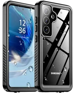 Waterproof Case for Samsung Galaxy S25/S25 Plus+/S25 Ultra /S24/S24 Plus+/S24 Ultra – IP68 Underwater Rated, Built-in Screen & Lens Protector, 12FT Military-Grade Shockproof, 360° Full Body Heavy Duty Protection – Galaxy S25 5G Compatible