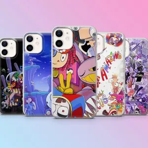The Amazing Digital Circus Phone Case: Pomni Cute Kawaii Glitchcore Indie Animation Aesthetic Cover Compatible with iPhone X, 11, 12, 13, 14, 15, 16, 17 & Samsung