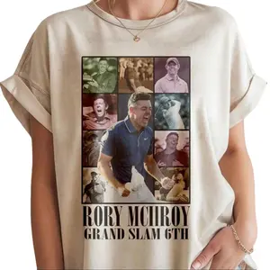 Sale Up To 70% - Rory Mcilroy Vintage Shirt, The Masters Tournament 2025 Tee, Grand Slam Golf Club Shirt, Golf Lover Shirt, Trending Shirt, Golfing Gift Idea, Mother's Day Gift - Womenswear