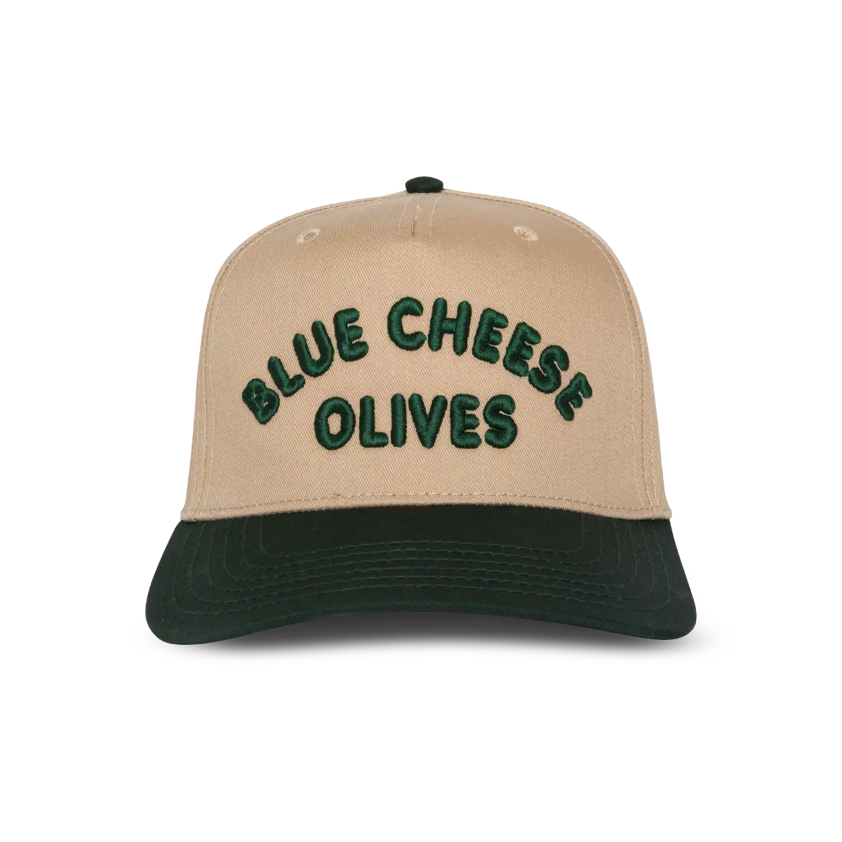 Blue Cheese Olives - Dark Green & Khaki