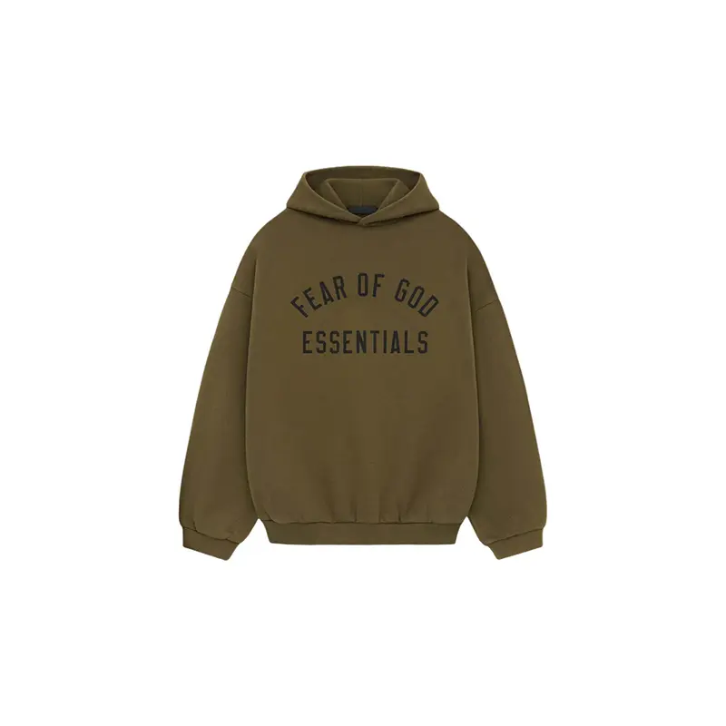 Fear of God Essentials Fleece Hoodie 'Olive'