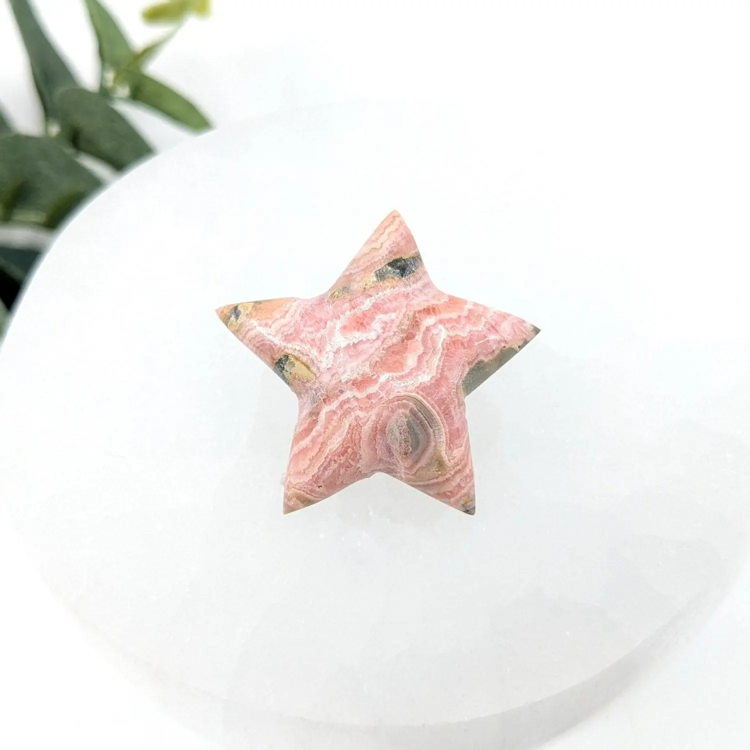Rhodochrosite Star - Manganese Carbonate Mineral Specimen