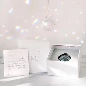 Modern Grief , 40mm  Ornament Rainbow Maker,  Memorial Gifts for Loss of Family, Loved Ones, Miscarriage,  for Funerals, Sympathy, Bereavement, Daily Remembrance