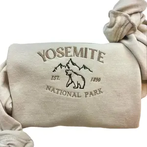 Yosemite Sierra Nevada National Park Embroidered sweater