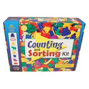 212 MAIN CTU7027 Counting & Sorting Kit, Learning Materials, Visual Learning Tools with Number Counting Blocks, Table Math Games, Activity Cards for Classroom Use