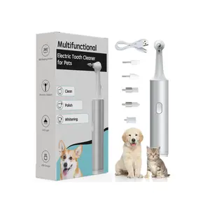 Pet Electric Toothbrush for Dogs & Cats - Professional Ultrasonic Teeth Cleaner