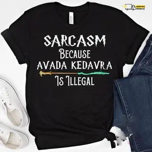 Harry Potter T-Shirt, Avada Kedavra Vacation T-Shirt, Wizard School T-Shirt, Gifts For Her, Gift For Him Classic Fabric AP3 Cotton Polyester