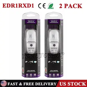 2 PACK ΕVΕRYDROP ΕDR1RXD1 Refrigerator Wate Filter 1 Replacement Sealed US