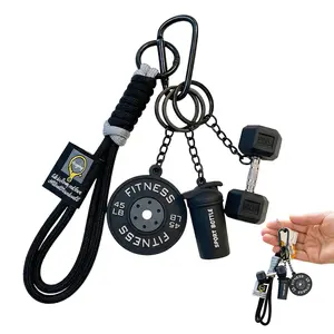 It’s really beautiful. 1PCS PVC Material Dumbbell Keychain & Fitness Keychain with Barbell Plate, Barbell Keychains Gym Bag Charms for Fitness Lovers