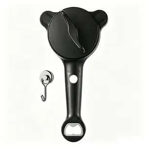 4-in-1 Jar Opener for Seniors, Adjustable Lid & Bottle Opener, Non-Slip Easy Grip, Effortless Open for Weak Hands & Arthritis, Multi-Function Kitchen Tool