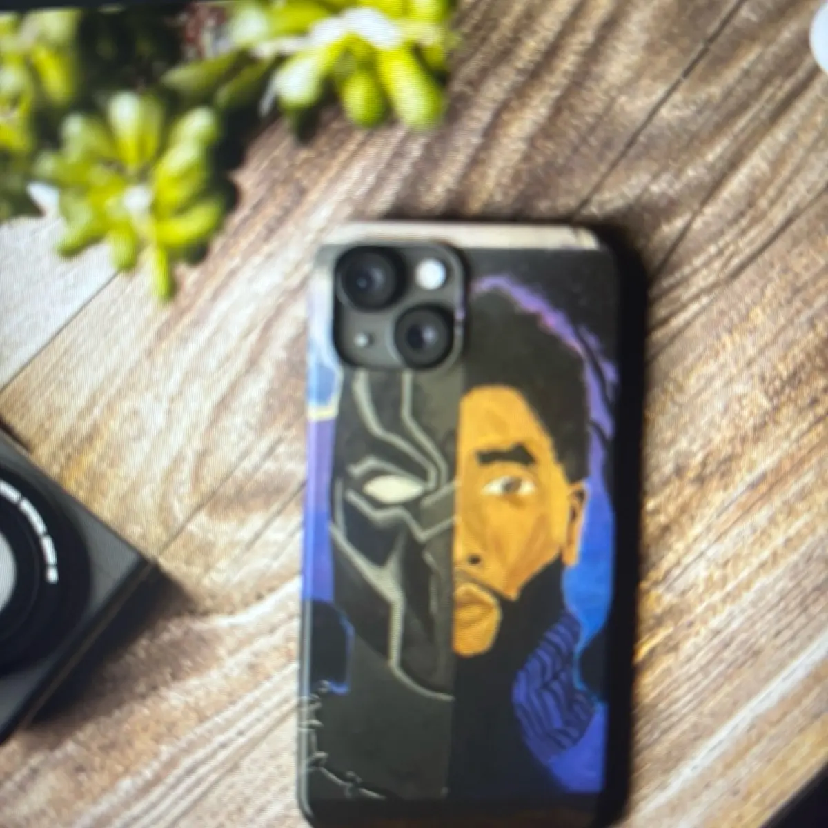 Black panther phone case