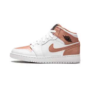 Air Jordan 1 MID GS "Rose Gold" 555112 190
