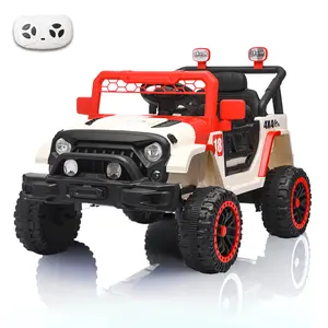 12V Ride on Car with Parent Remote Control, Toddler Electric Car with Spring Suspension, LED Lights & Music Player - Safe Battery Toy for Kids, Christmas & Birthday Gift  WIGHT+GREEN