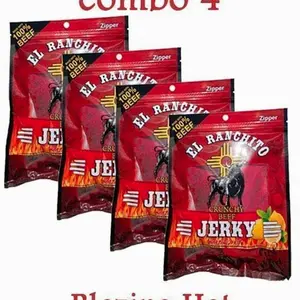 Blazing Hot El Ranchito Crunchy Beef Jerky Net Wt. 2 oz