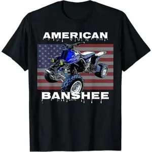 Banshee Quad, ATV, ATC, Vintage, Retro, All Terrain Vehicle T-Shirt