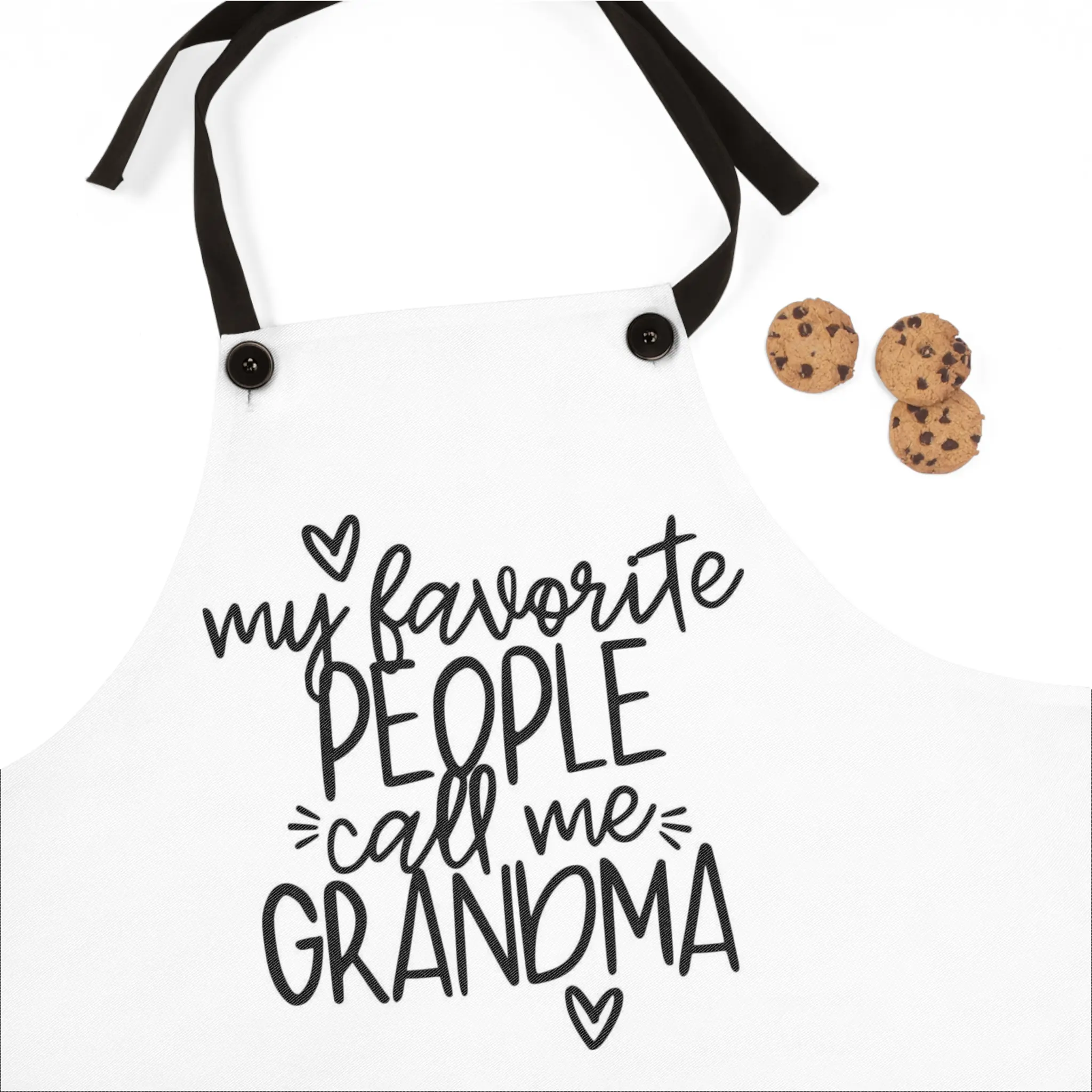 Grandma's Favorite People Apron - Heartwarming Gift for Moms, Cooks, Baking, Family Gatherings, Special Occasions
