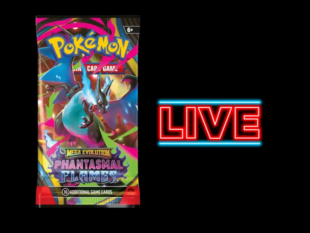 Pokemon TCG Phantasmal Flames Booster Pack live