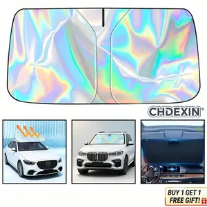 Car Windshield Sunshade – Foldable Anti-UV Sun Visor Heat Shield For Front Window Reflective Sun Protection Cover For Sedan & SUV