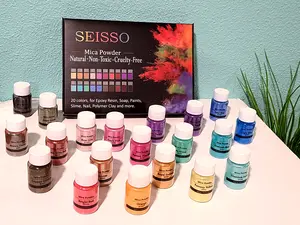 Natural Mica Powder Pigment Multiple Options to Choose from | Light Mineral Powder, Epoxy Pigment, Resin Dye, Orgone, Candles, Makeup, Soap