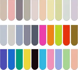 Magnetic Bookmarks 30PCS Cute & Colorful Magnet Clips for Women Men & Kids Bulk Teacher Bookmarks Quality Paper & Magnet 6x2cm Easy Use for Reading