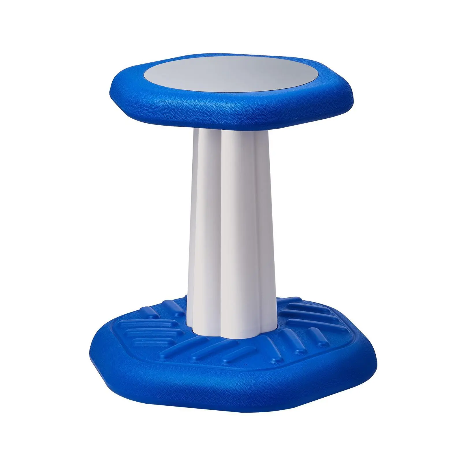 【SummerFinds】VEVOR Kids Wobble Learning Sit Chair - Plastic, Sturdy, Ergonomic, Stable with Sponge Cushion, for Ages 3-7, Enhances Focus, Improves Posture, Calms Children, Ideal for Schools, Blue