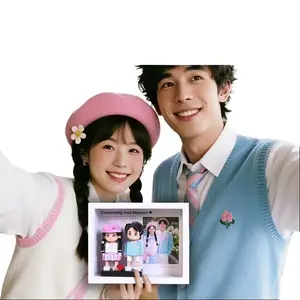 Photo frame photo custom portrait building block ornament couple birthday DIY figure gift for girlfriendteacher appreciation gifts gifts for boyfriend