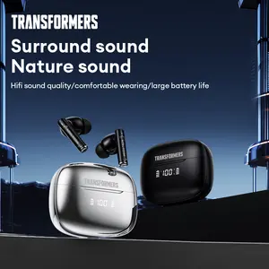 TRANSFORMERS TF-T27 In-Ear Wireless Headphones with Bluetooth 5.4, Stable Connection, ANC Active Noise Cancellation, ENC Call Noise Reduction, Surround Sound, Long Battery Life, Wireless Earbuds for Music & Calls, Compatible with Android & iOS