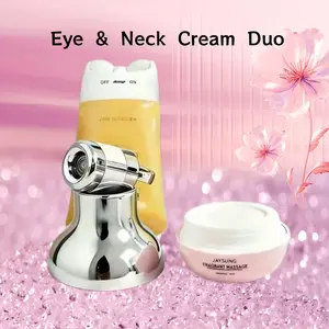 Eye & Neck Firming Duo: Electric Red Light Vibration Roller Set | Hydrating, Smoothing & Elasticity Boosting Skin Care， Hydrate， Moisturizing
