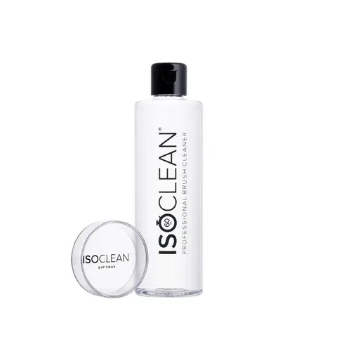 ISO CLEAN 275ml easy pour Professional Makeup Brush Cleaner Vegan Friendly Aloe Vera Formula Removes Germs Dirt Bacteria in 60 Seconds