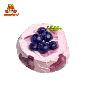 Blueberry Frosted Caketaba squishy slime squishies tabba squishies kidstoysFood-Grade Silicone Slow-Rising Rebound Squishy Fidget Toys for Stress Relief - Soft Squeeze Toys with Thick Creamy Slime Texture, Handmade Non-Toxic Sensory Toys