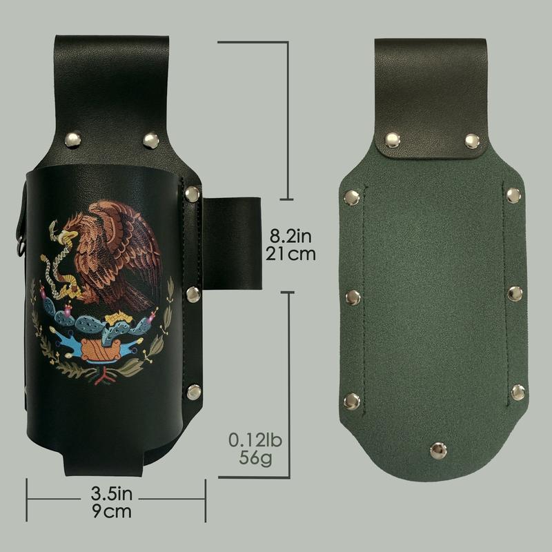 Classic Leather Bottle Holster Multi Use Beer Holder Drink Belt Waist Bag for Travel Outdoor Gifting for Independence Day Carnival Day of the Dead Christmas Drinkware Mexican Classic Leather Bottle Holster Multi Use Beer Holder Drink Belt Waist Bag for Travel Outdoor Gifting for Independence Day Carnival Day of the Dead Christmas Drinkware Mexican