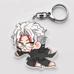 Dandadan Acrylic Keychain – Cute Anime Bag Charm, Kawaii Manga Pendant Accessory, Otaku Collectible Gift for Anime Fans