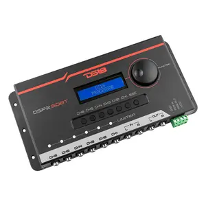 DS18 DS-DSP2.6DBT 2-Channel In and 6-Channel Out Digital Sound Processor with Bluetooth and LCD Screen DS18