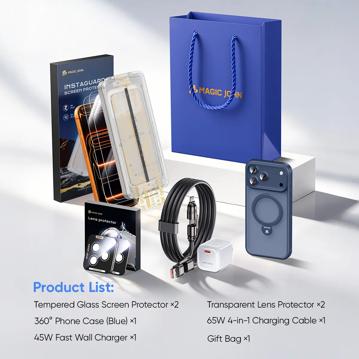 5-Piece Set – Blue