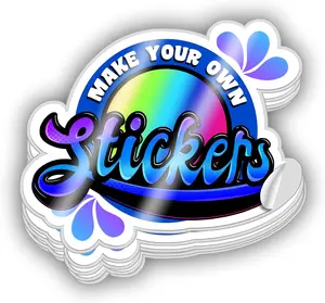Custom Die Cut Stickers any shape you Like   50 pcs