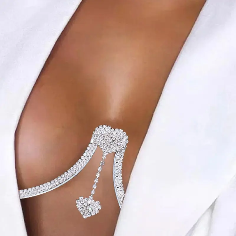 Body Necklace Bra Chain Double Pendant