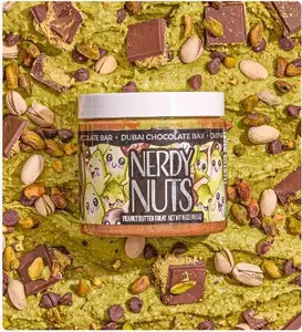 HOT-2026!!! nerdy nuts-Dubai Chocolate Bar Peanut Butter Treat