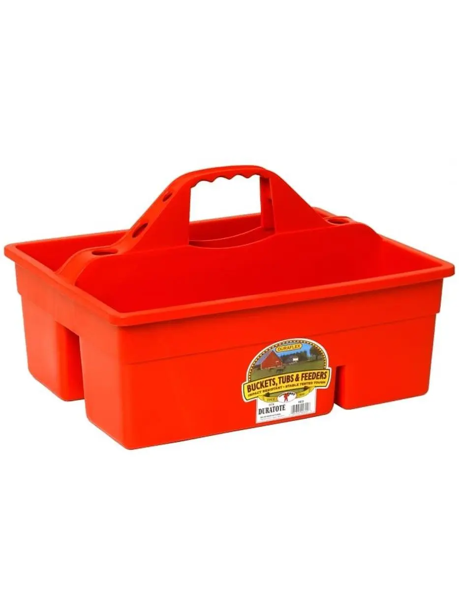 Miller Manufacturing 17x13.25x10.5" Impact-Resistant Polyethylene Dura Tote - Single Tool Organizer for Carrying Tools