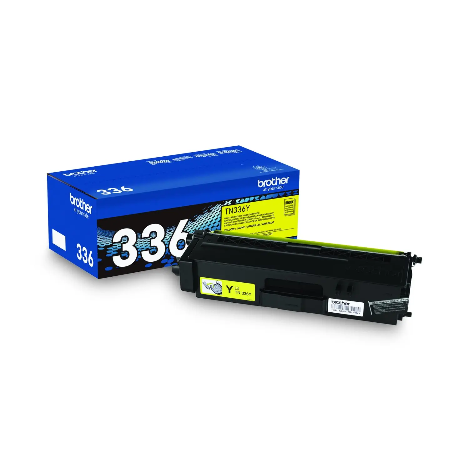 Brother TN336Y High Yield Yellow Toner Cartridge