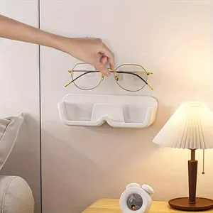 Wall Mounted Eyeglass Holder, No-Drill Sunglasses Display Stand, Eyewear Display Stand, Space-Saving Glasses Organizer, Ideal for Home & Office Use, Rack